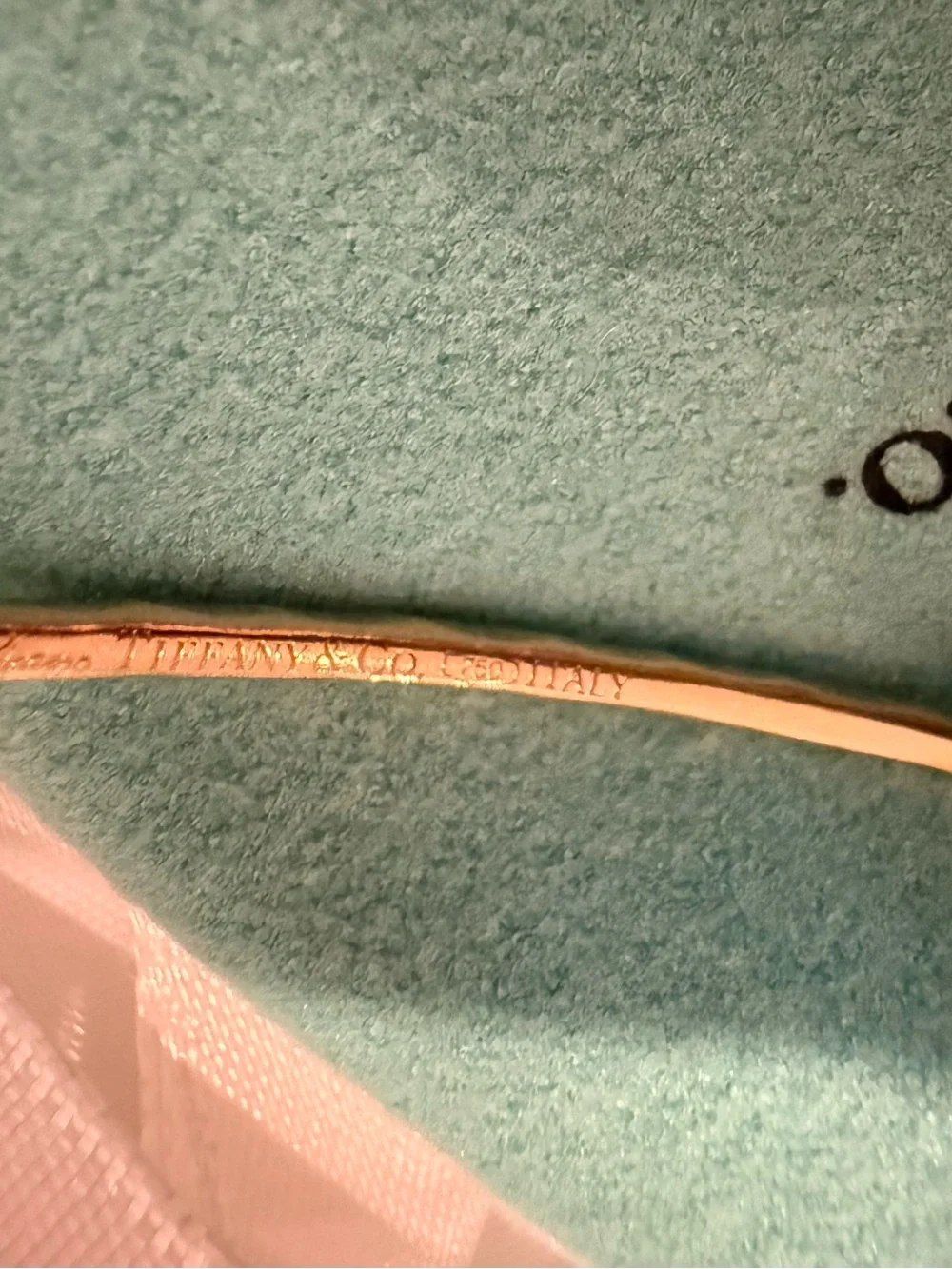 Tiffany & Co. 18KT Gold Bangle with Authentication Papers - Picture 3 of 10